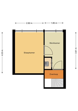 Floorplan - Burgemeester van Slijpelaan 9, 3077 AC Rotterdam